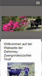 Mobile Screenshot of dahomey-zwergrind-tirol.com